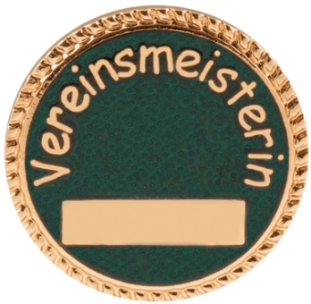 DEUMER-Nadel "Vereinsmeisterin" bronzefarben 