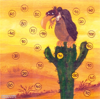 Glücksscheibe Kaktusgeier 